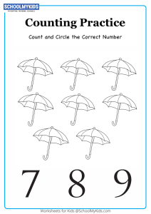 Counting Number up to 9