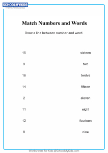 math number names 1 to 50 worksheets for kids free printable math worksheets schoolmykids com