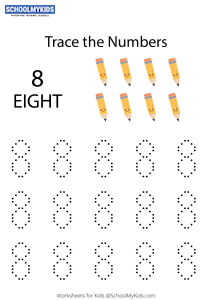 Tracing Numbers & Counting 8