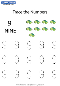 Tracing Numbers & Counting 9