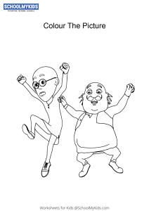 Motu And Patlu Motu Patlu Coloring Pages Worksheets For Kindergarten First Grade Art And Craft Worksheets Schoolmykids Com All png images can be used for personal use unless stated otherwise. patlu motu patlu coloring pages