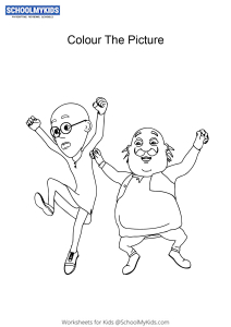 Featured image of post Motu Patlu Coloring Pages For Kids Here you can explore hq motu patlu transparent illustrations icons and clipart with filter setting like size type color etc