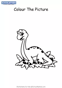 Baby Dinosaur - Dinosaur Coloring Pages