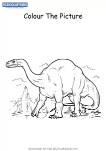 Plateosaurus Dinosaur - Dinosaur Coloring Pages