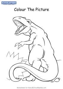 Roaring Dinosaur - Dinosaur Coloring Pages