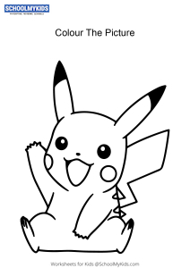 Pokemon Pikachu and friends - Pokemon Coloring Pages