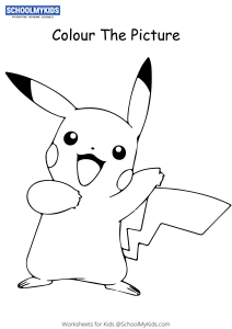 Pikachu - Pokemon Coloring Pages