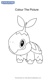 Pokemon Turtwig - Pokemon Coloring Pages