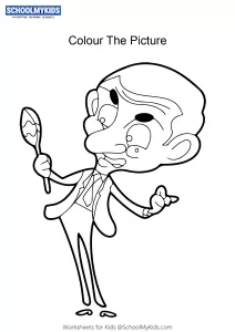 Mr Bean - Mr Bean Coloring Pages
