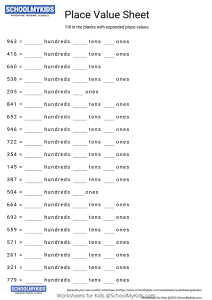 Place Value