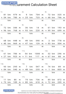 Measurement Addition