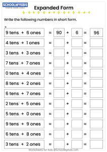 Writing Numbers in Standard Form