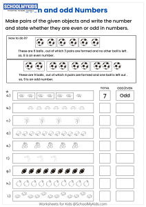 Odd and Even Numbers