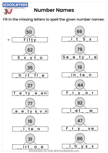 Missing letters in Word Names