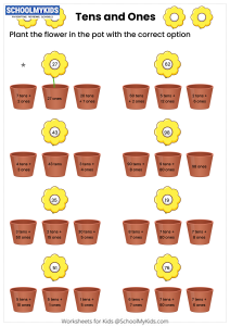 Pot the plant - Tens and Ones
