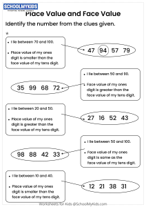 Place Value Face Value Riddles
