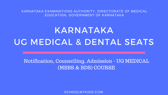 Karnataka UG MBBS & BDS Admission 2019 – Karnataka NEET Counselling, Registration, Merit List, Cut off Rank