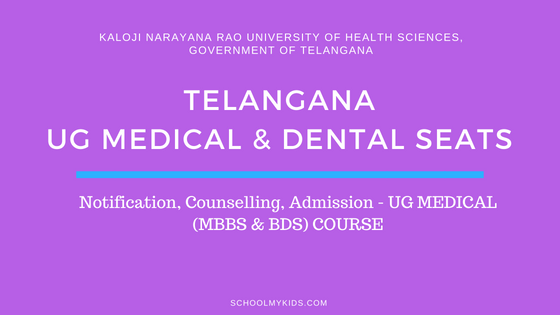 Telangana UG MBBS & BDS Admission 2019 – Telangana NEET Counselling, Registration, Merit List, Cut off Rank