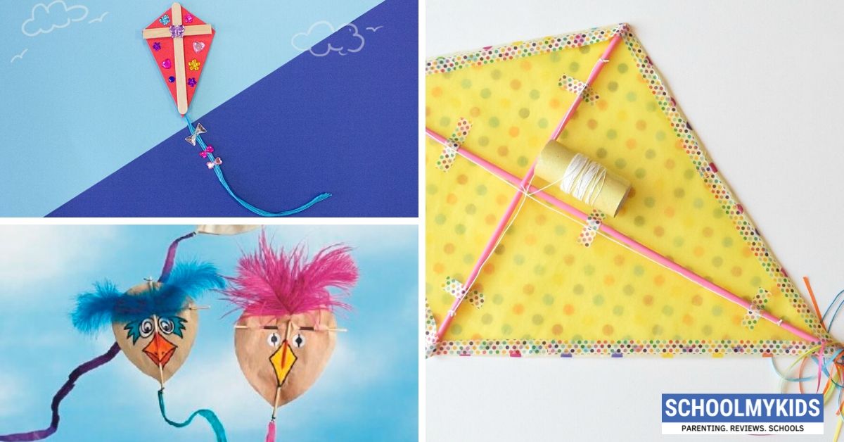 पेपर क्राफ्ट से कैसे बनाएं पतंग – How to Make Paper Kite for Kids in Hindi