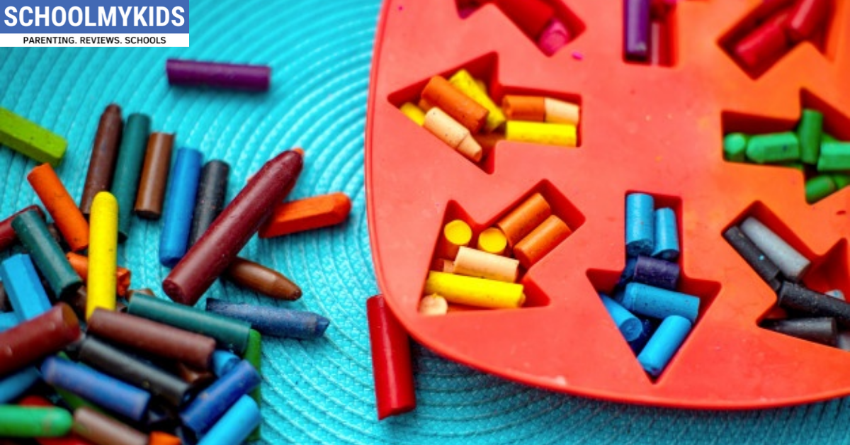 5 Easy Crafts that Turn Old Crayons into Art- Crayon Crafts for Kids