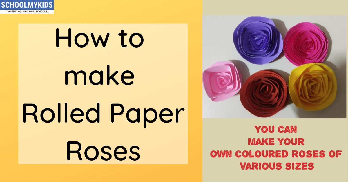 How to make Rolled Paper Roses – DIY Rolled Paper Flowers