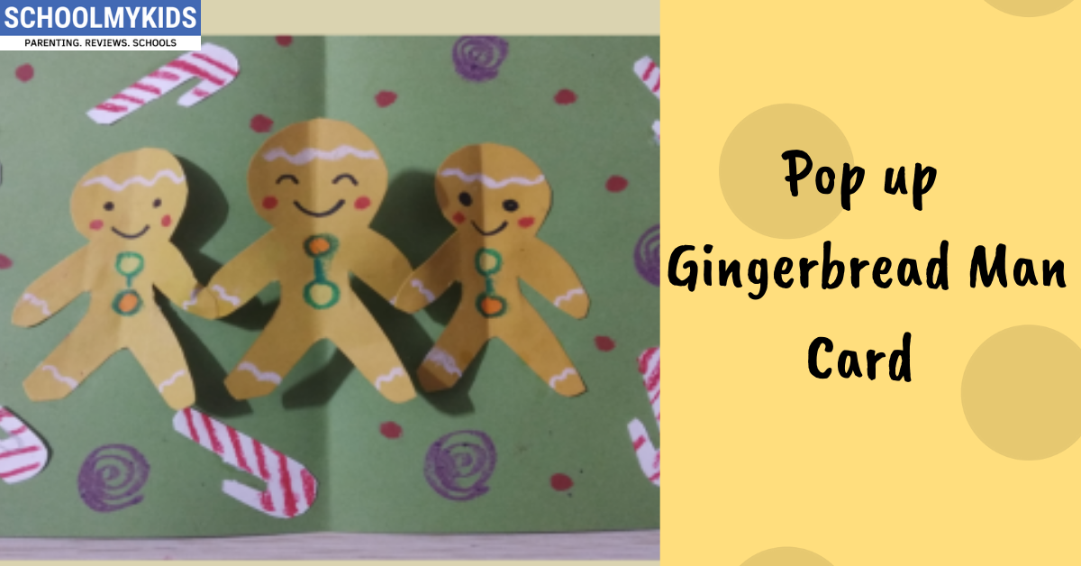 Pop up Gingerbread Man Card - DIY 3d Pop up Cards