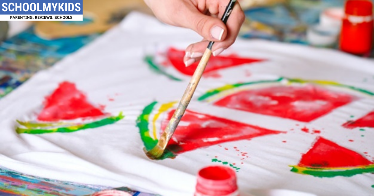 Fabric Painting Art for Kids- Easy Fabric Paint Ideas