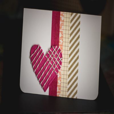 Washi Tape Valentine Cards