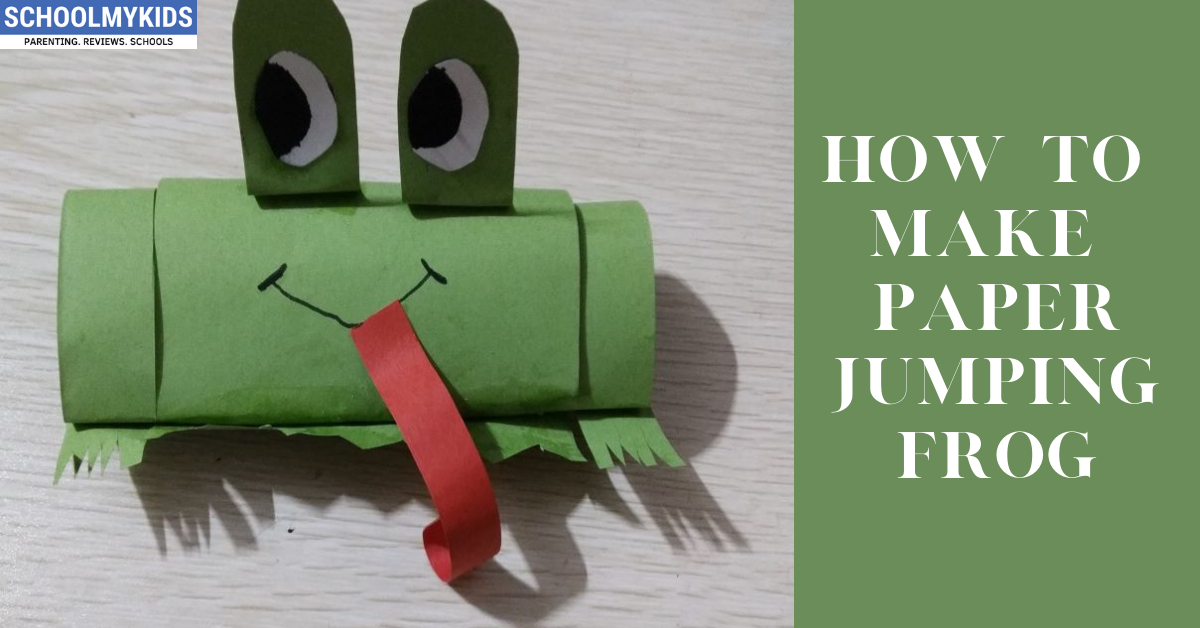 How to make Paper Jumping Frog – Easy Kids Origami
