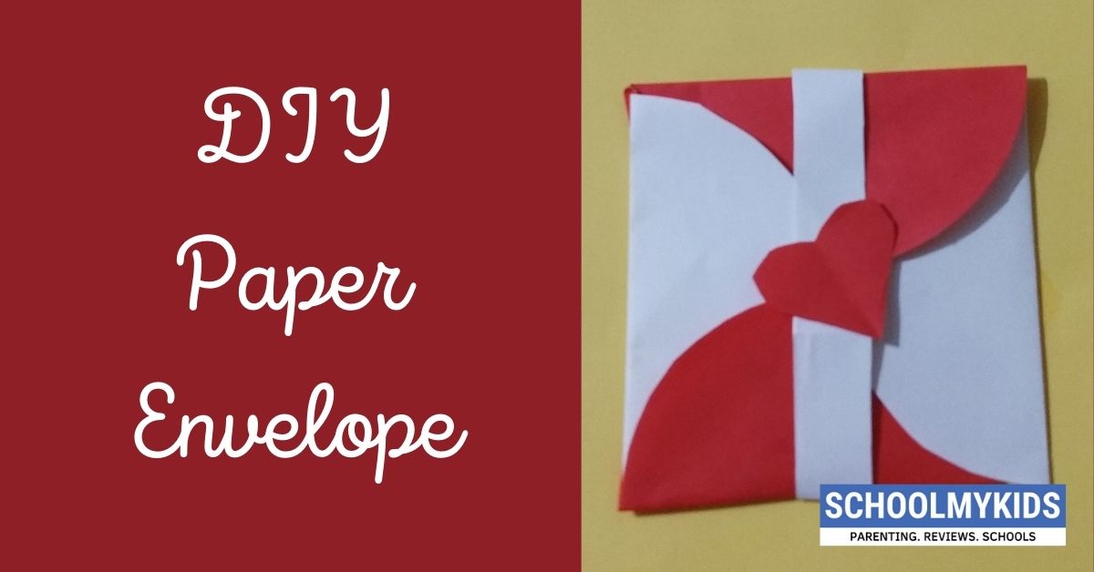 DIY Coloured Paper Envelope