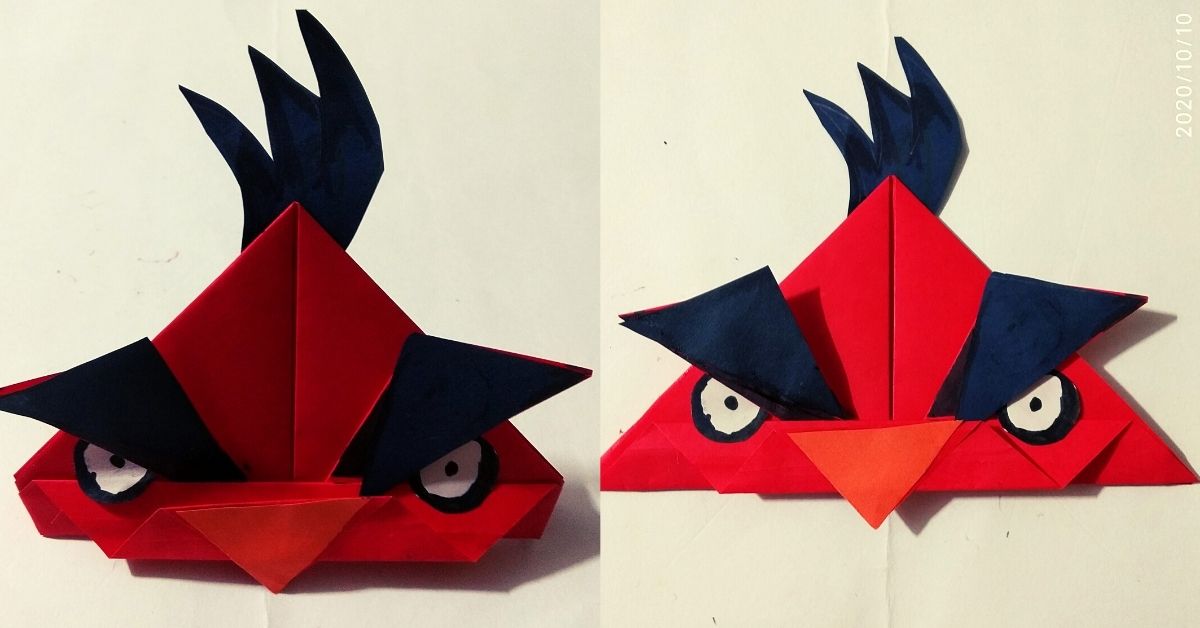 How to Make Angry Bird With Paper - Origami Crafts
