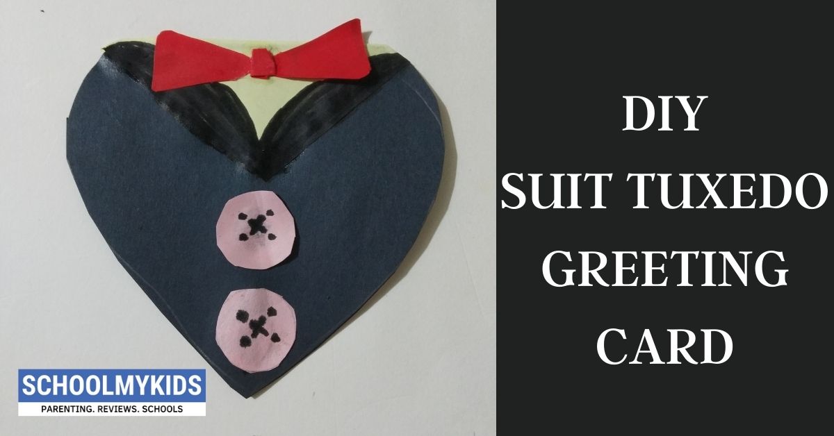 DIY Suit Tuxedo Greeting Card for Father and Brother