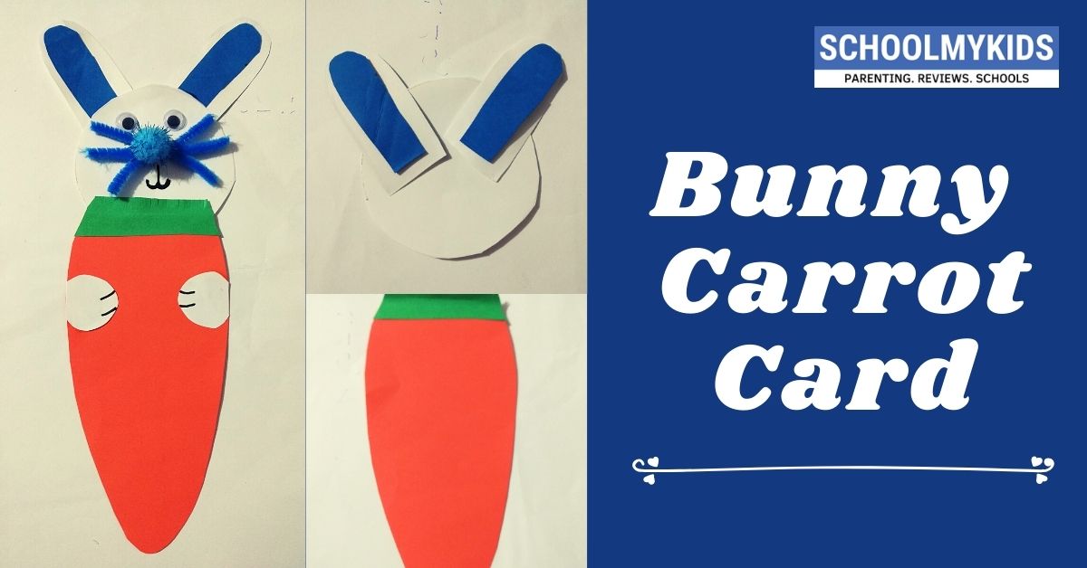 Handmade Bunny Carrot Greeting Card