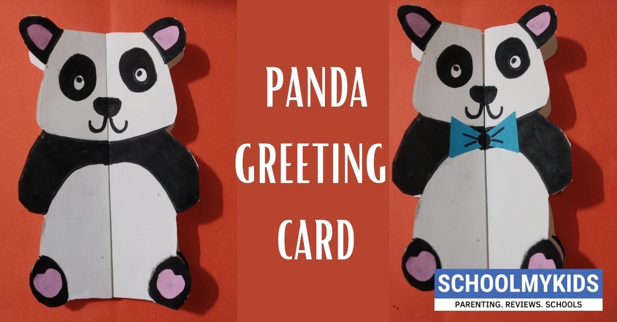 Handmade Panda Greeting Card
