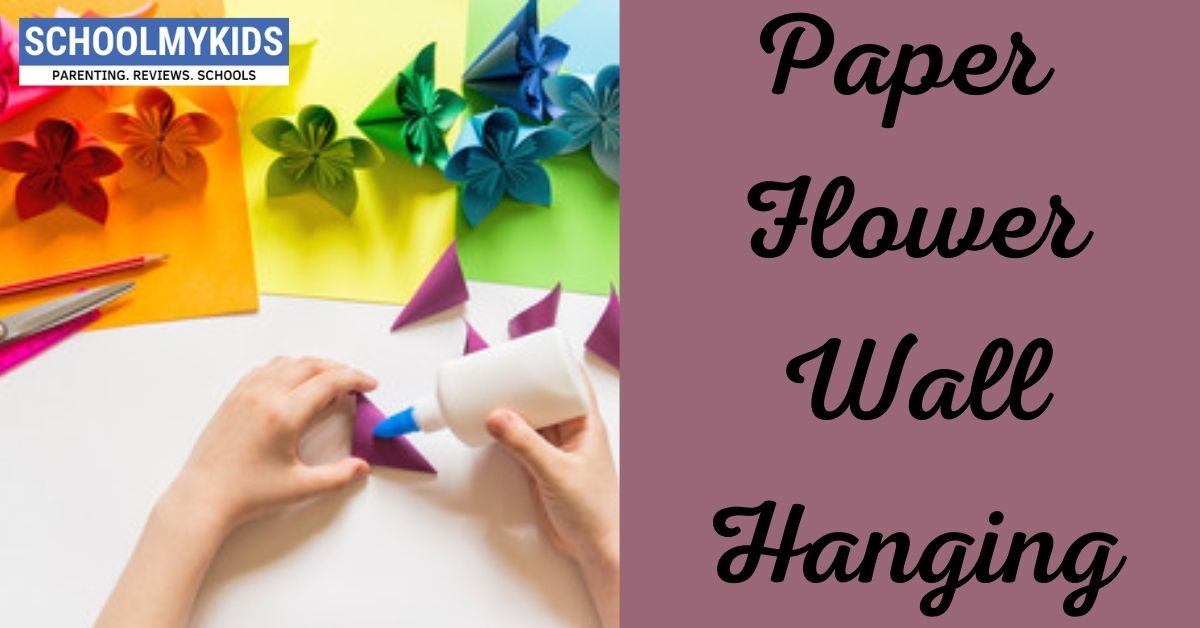 Paper Flower Wall Hanging - Easy Wall Decoration Ideas