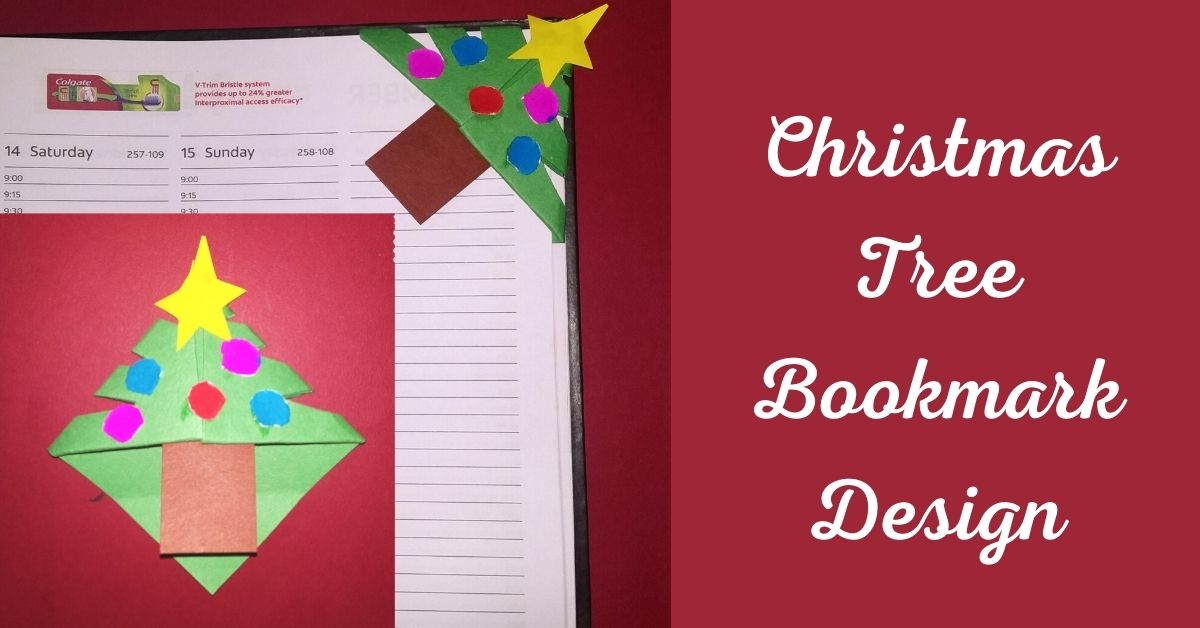 Christmas Tree Bookmark Design - Bookmark Ideas