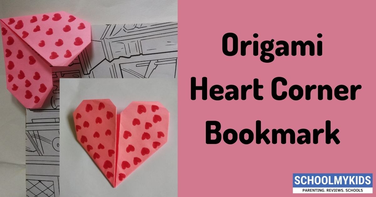 Origami Heart Corner Bookmarks You Can Make in Minutes!