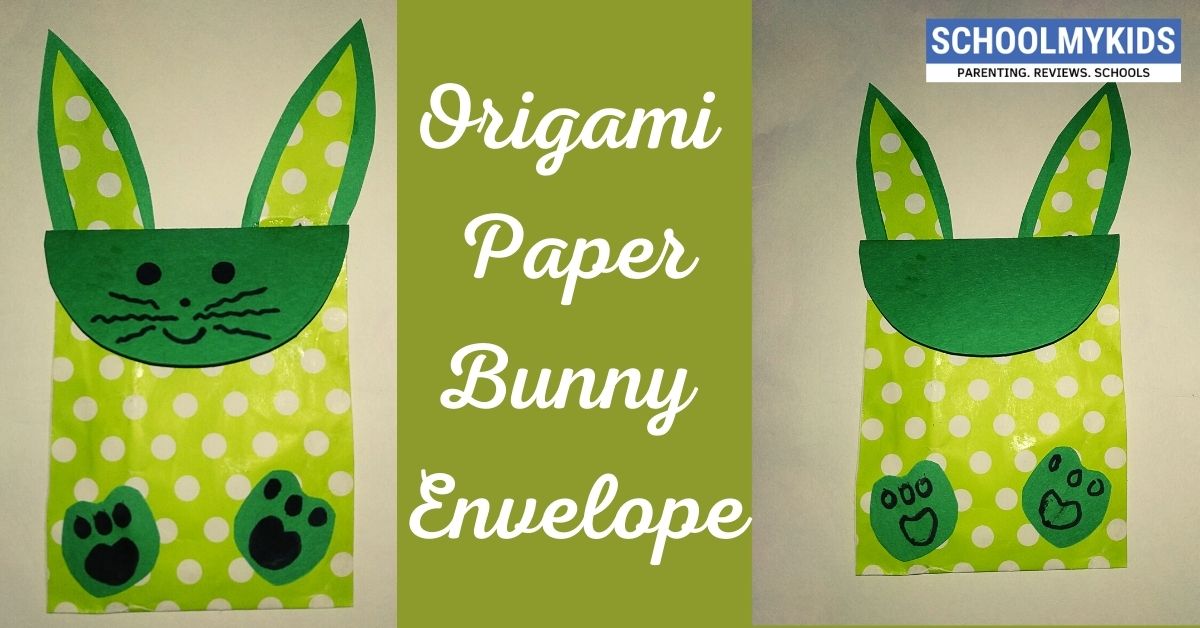 Origami Paper Bunny Envelope - Easy Paper Crafts for Kids