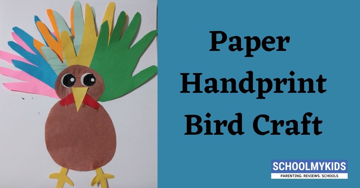 Paper Handprint Bird Crafts