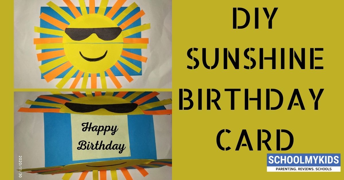 DIY Sunshine Birthday Card