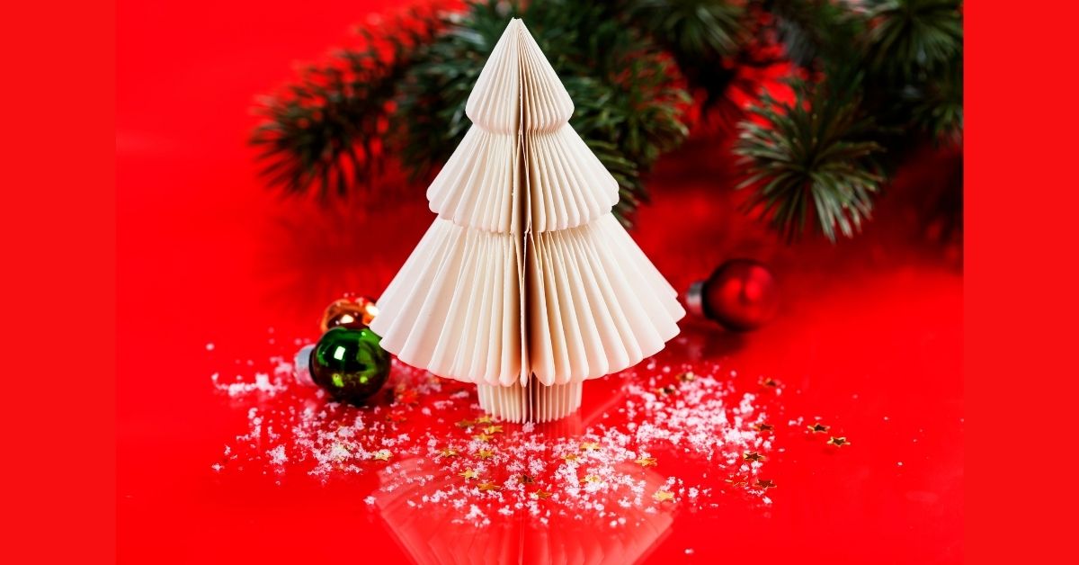 How to Make 3D Paper Christmas Tree – DIY Christmas Crafts