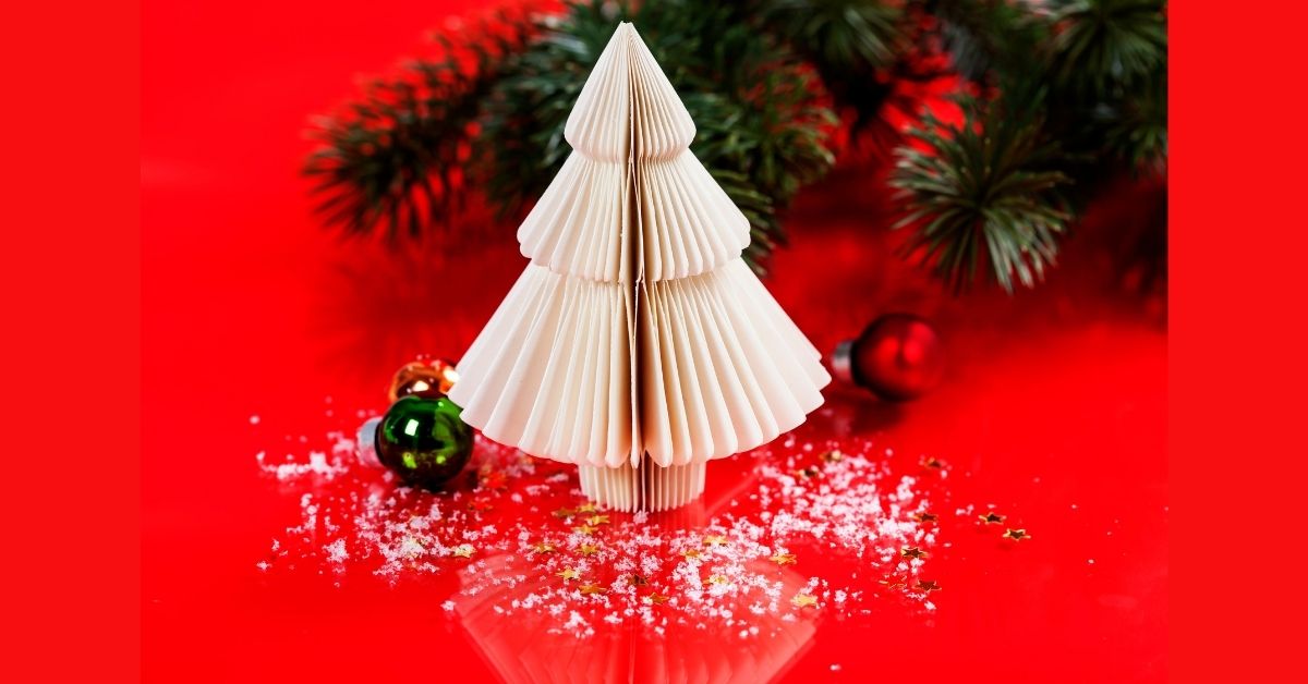 How to Make 3D Paper Christmas Tree – DIY Christmas Crafts
