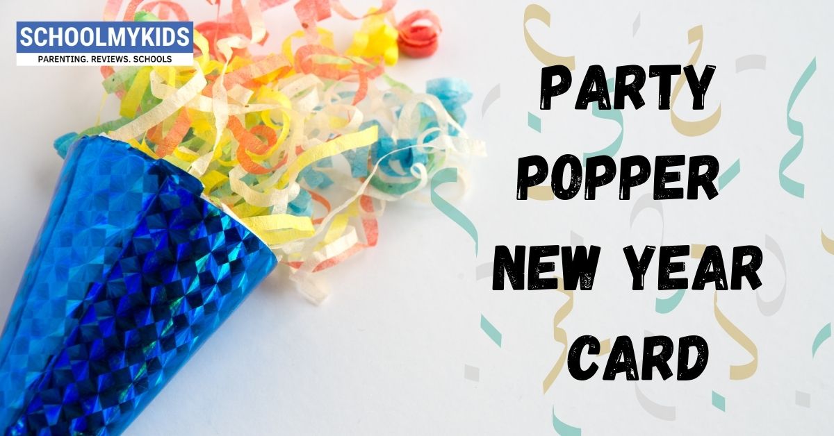 Party Popper New Year Card