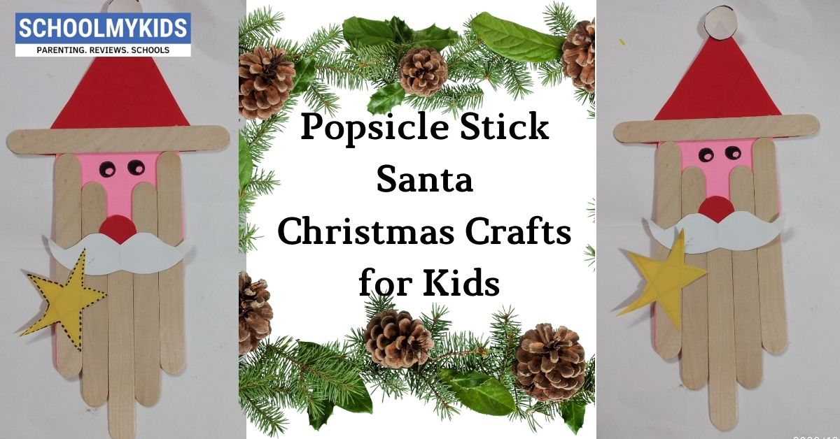 Popsicle Stick Santa Christmas Crafts for Kids