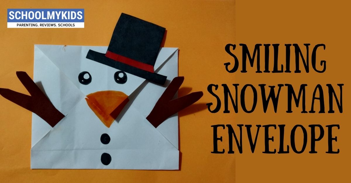 Smiling Snowman Envelope