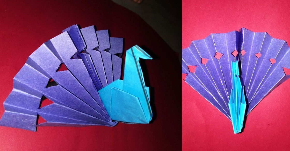 Most Beautiful Origami Peacock