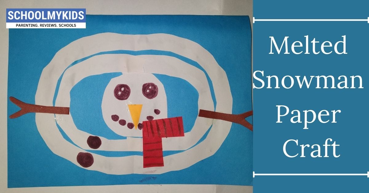 Melted Snowman Paper Craft