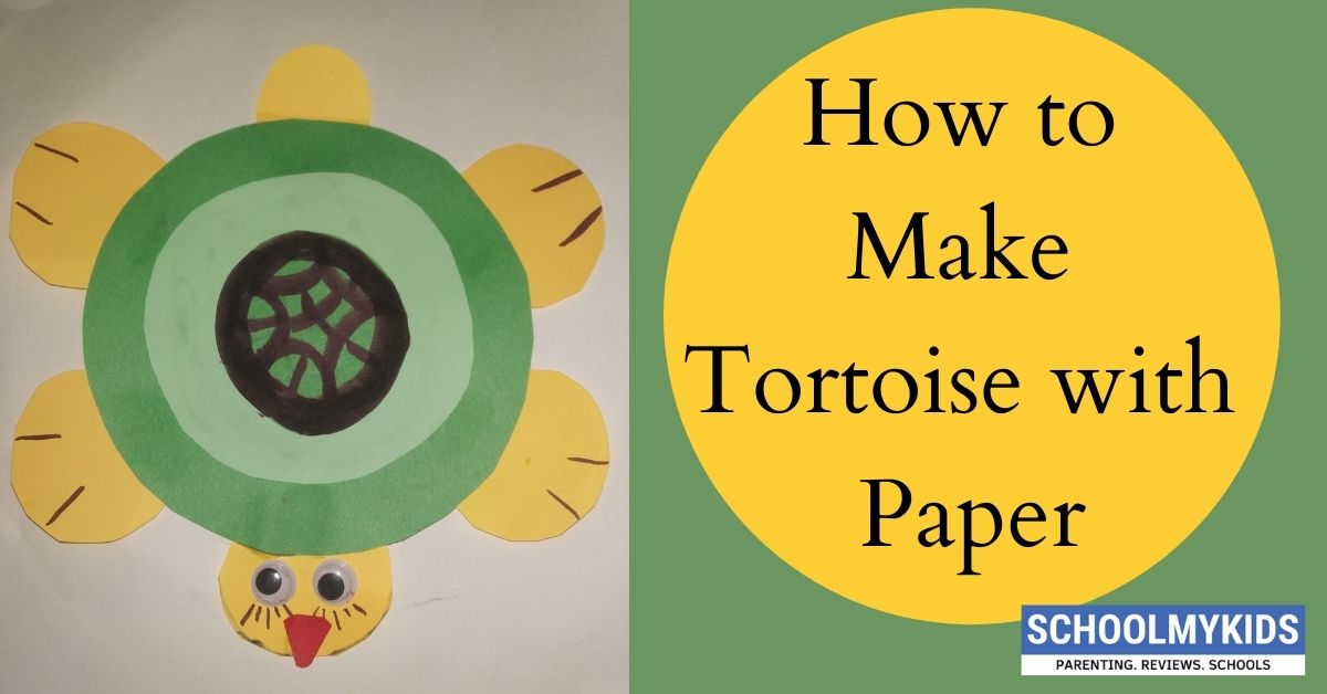 How to Make Tortoise with Paper- Tortoise Craft Ideas