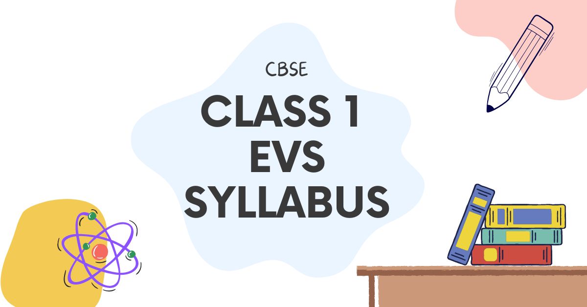 CBSE EVS Class 1 Syllabus: An Introduction to Environmental Studies