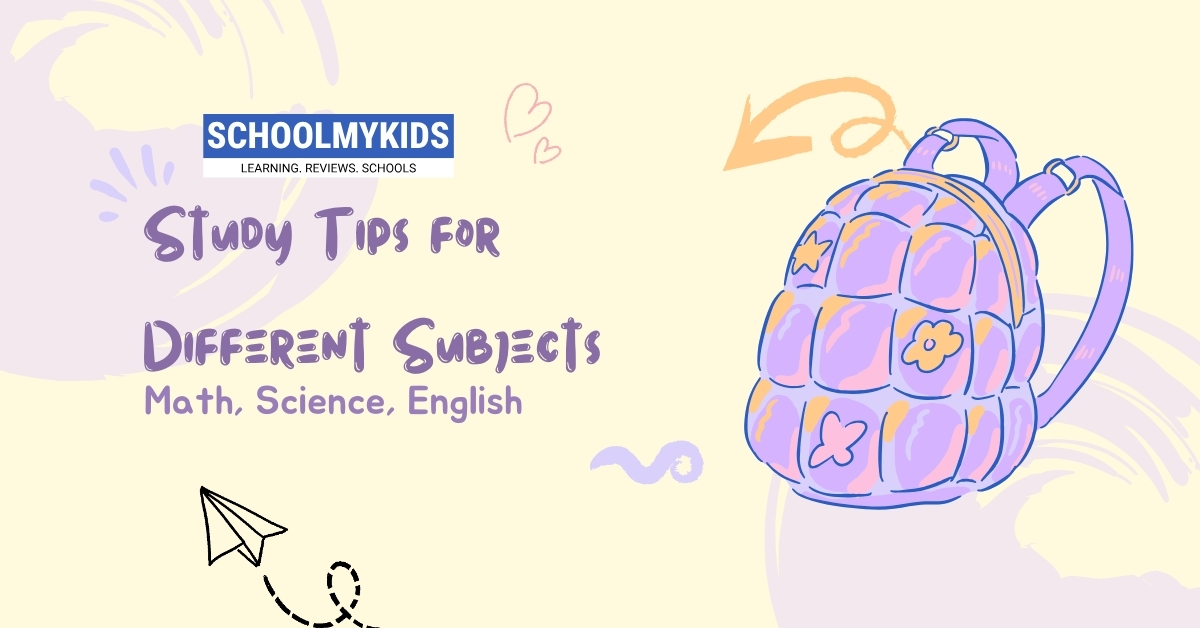 Study Tips for Different Subjects: Math, Science, English